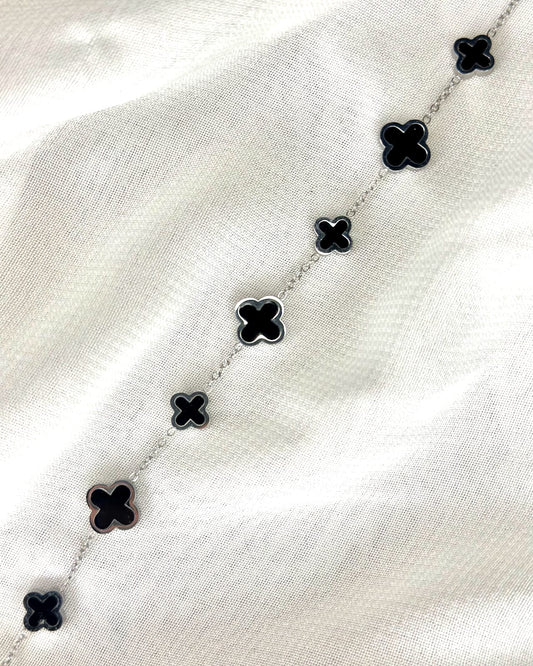 Noir Clover Elegance Bracelet