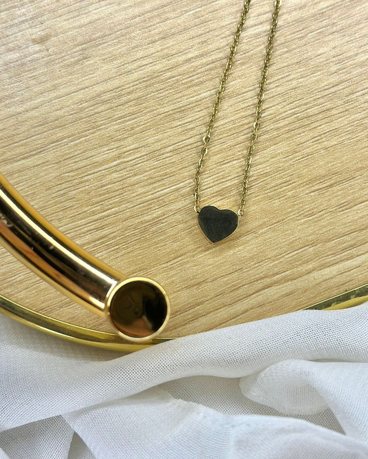 Stainless Steel Heart Necklace – Minimal Everyday Chain